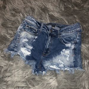 American Eagle Distressed Jean Shorts